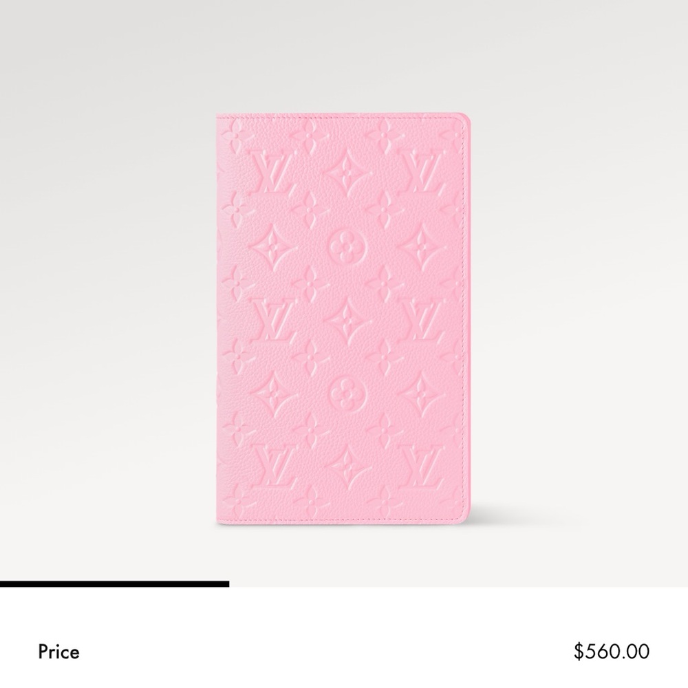 *SOLD*Louis Vuitton Emily notebook cover MM